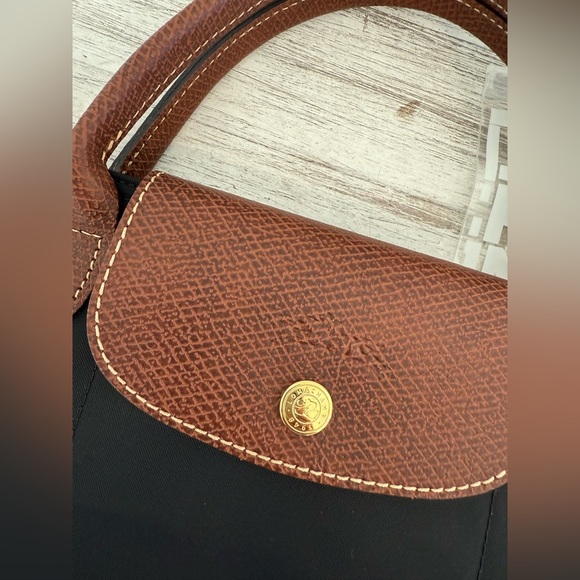 BRAND NEW Longchamp Le Pliage tote in small - black - Picture 6 of 16